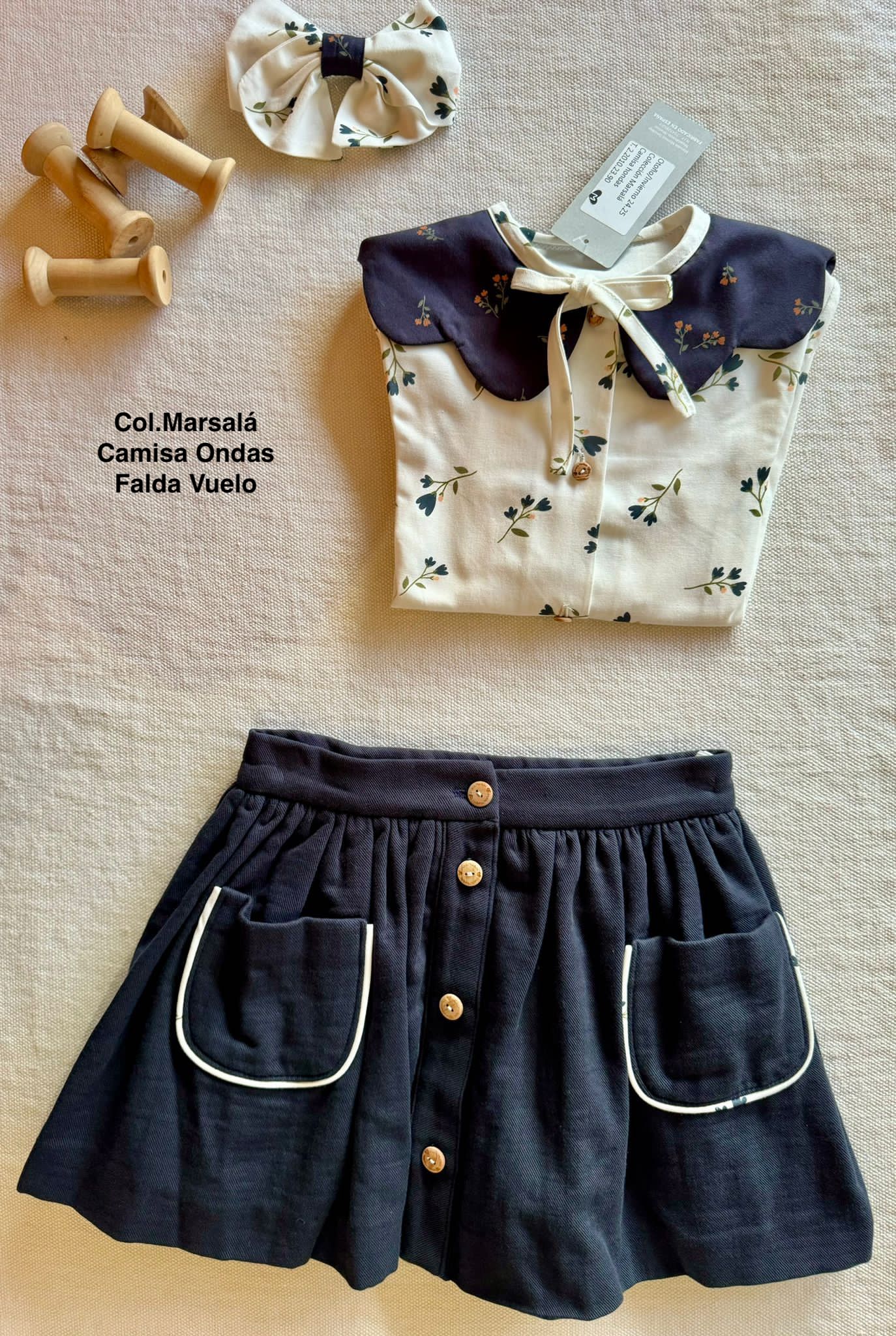 Camisa Ondas - Marsalá - Imagen 4