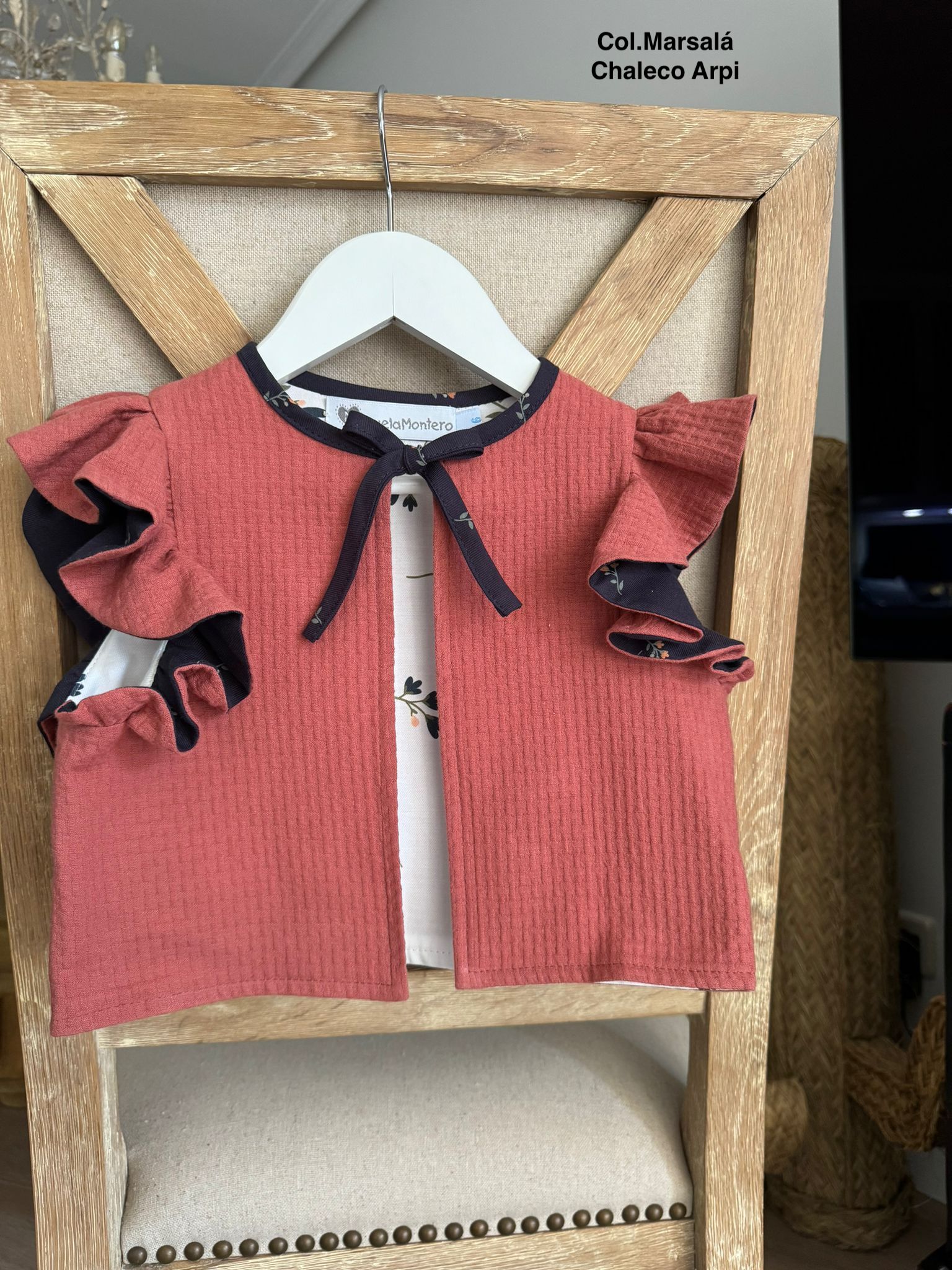 Chaleco Arpi - Marsalá - Imagen 2