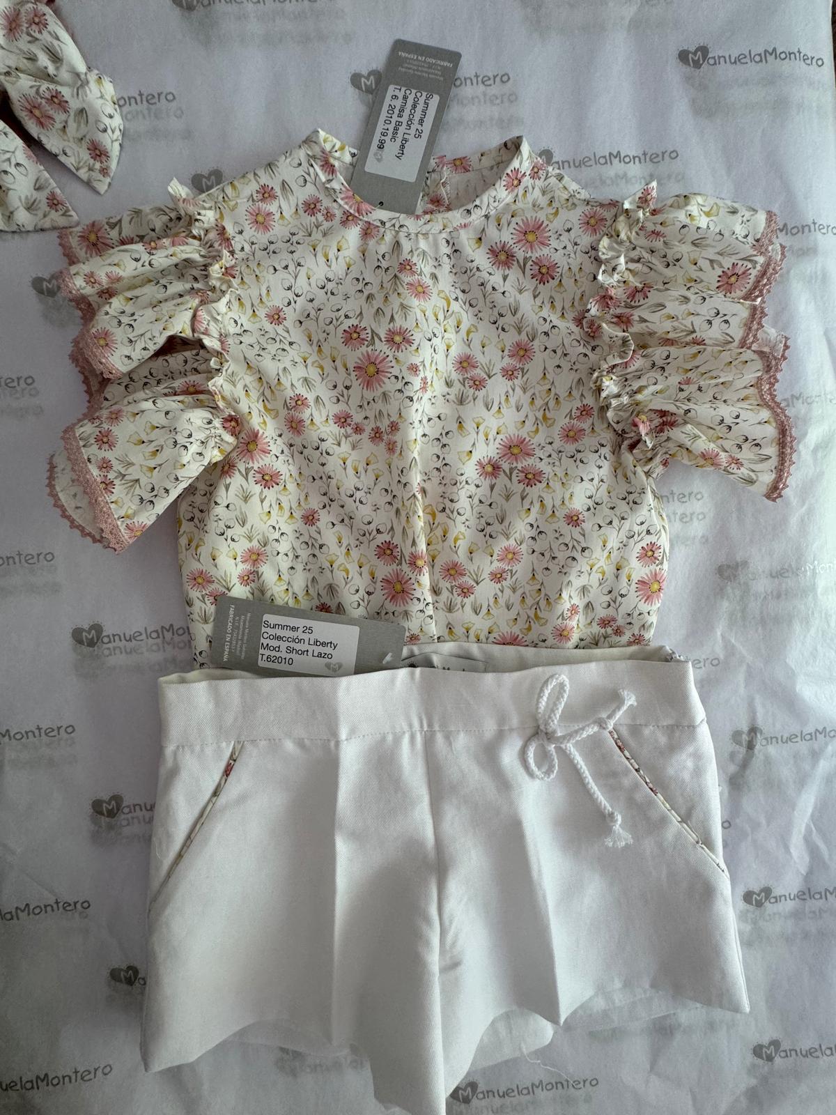 Short Blanco Lazo - Liberty - Imagen 2