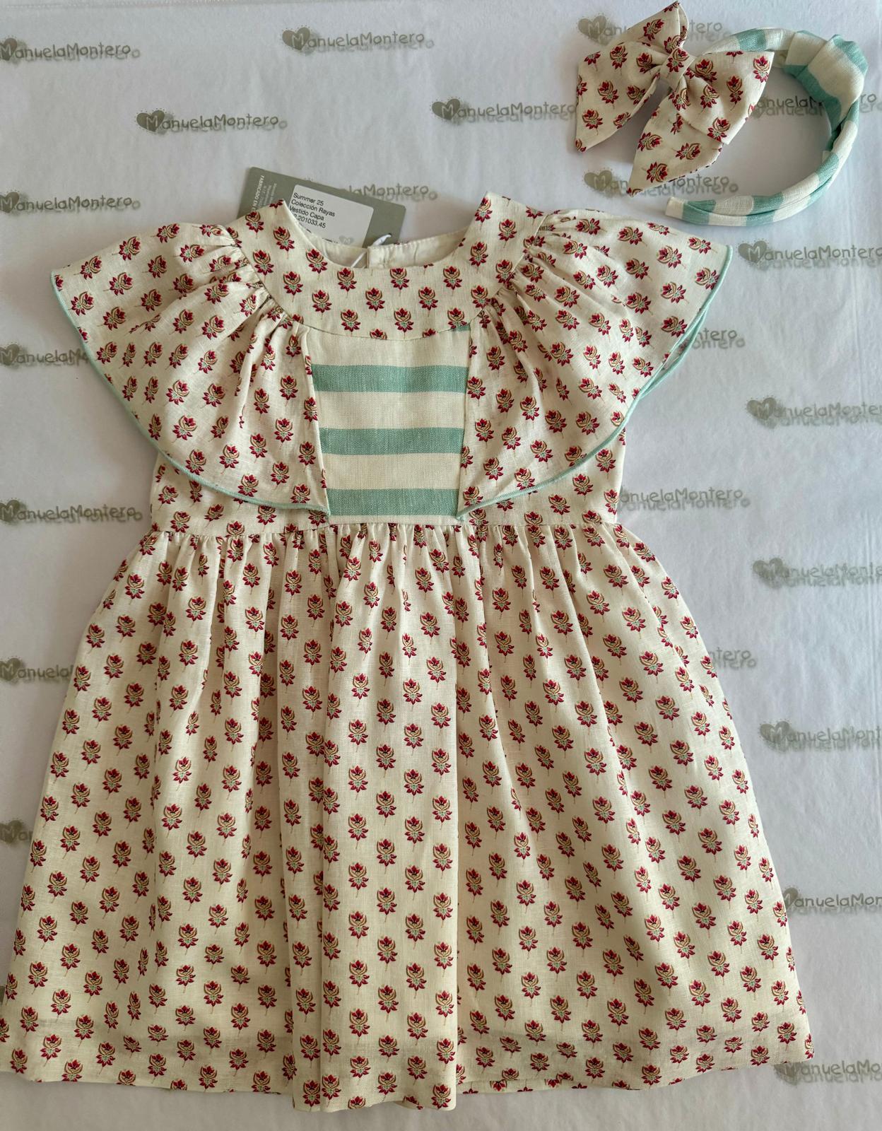 Vestido Capa - Rayas - Imagen 3